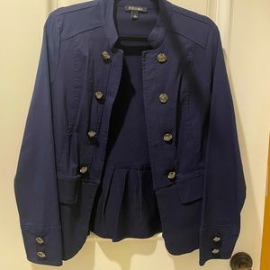 Roz & Ali blue large blazer
